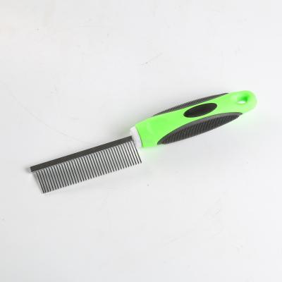 Color plastic handle pet massage needle comb pet comb dog brush pet supplies