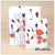 Artistic Fresh Simple White Washable Paper Portable Printed Shopping Paper Bag