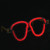 Atmosphere Props Fluorescent Skull Glasses Evening Party Activities Fluorescent Glasses Glasses Luminous Novelty Toys