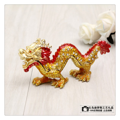 Dragon Mascot Qinglong Furnishings Lucky Feng Shui Home Crafts Ornaments