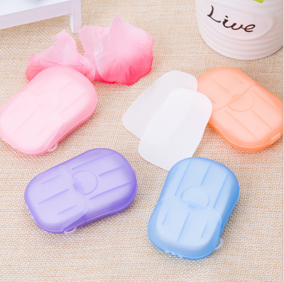 Travel disposable soap sheets box toilet soap sheets small soap sheets mini soap sheets