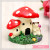 Mushroom room creative micro landscape DIY resin tree can be customized DIY crafts