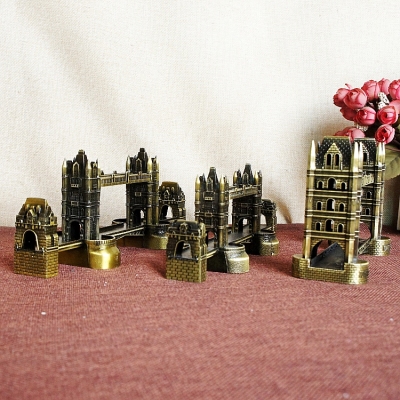 World Landmark Building Model Tower Bridge Model Metal Crafts Home Decoration