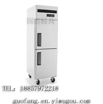 Domestic engineering vertical two door freezer