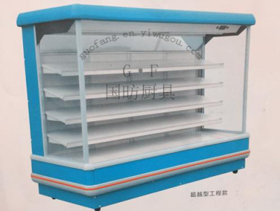 Air curtain cabinet exceed project type / air curtain cabinet / refrigerator / display cabinet