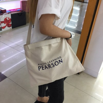 Casual Korean Canvas Bag Cotton Bag Shoulder Crossbody Inner Pouch Buggy Bag
