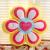 Cute Love Six Petals Pillow Flower Type Sofa Cushion Plush Toy for Girls Valentine's Day