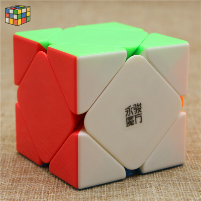 YJ yongjun is inclined to turn the shape of a puzzle toy children early education solid color no sticker.