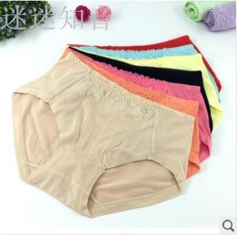 Comfortable lace ladies underwear female bamboo fiber underwear
