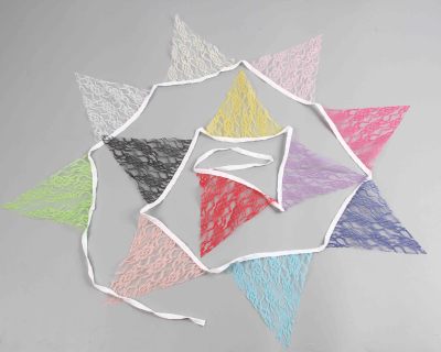 Jute cloth y swallowtail flag poker flag wedding flag