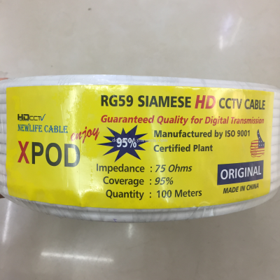 RG59 XPOD 95% Standard TV Line