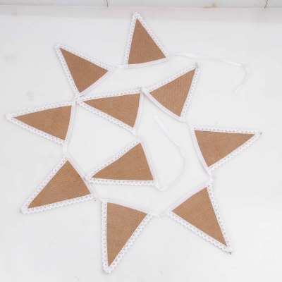 All kinds of wedding class cotton triangle flag triangle triangle cloth flag