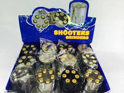 3 Layer Bullet Splice Tobacoo Herb Grinder with Pollen Catch