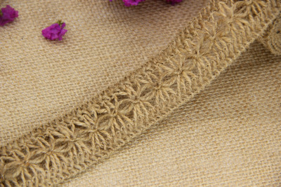 Hemp flowers decorated hand diy craft accessories wedding decoration