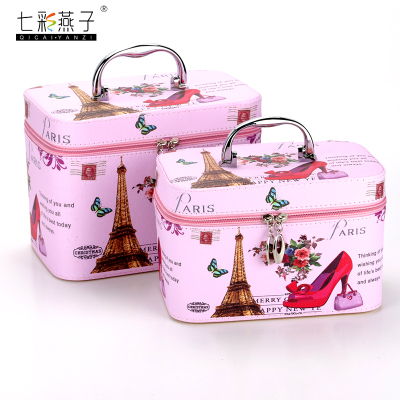 Korean Style Printed Cosmetic Case Beauty Shop Gift Box Two-Piece Box