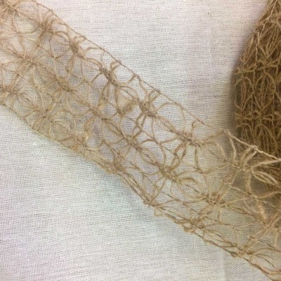 5.5cm wire hollow flowers lace decorative materials woven hand DIY hemp rope