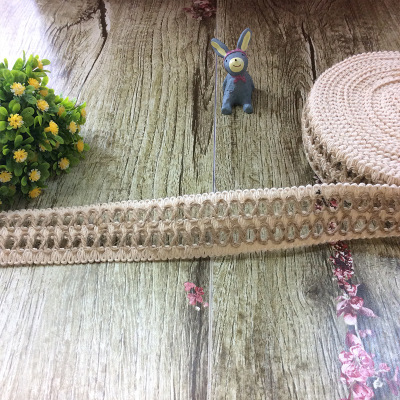 Garment accessories Ribbon hemp knitting belt DIY craft decoration cotton linen rope ribbon ribbon ribbon
