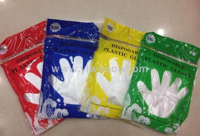 Disposable PE Gloves Eating Crayfish Marrowbone Gloves