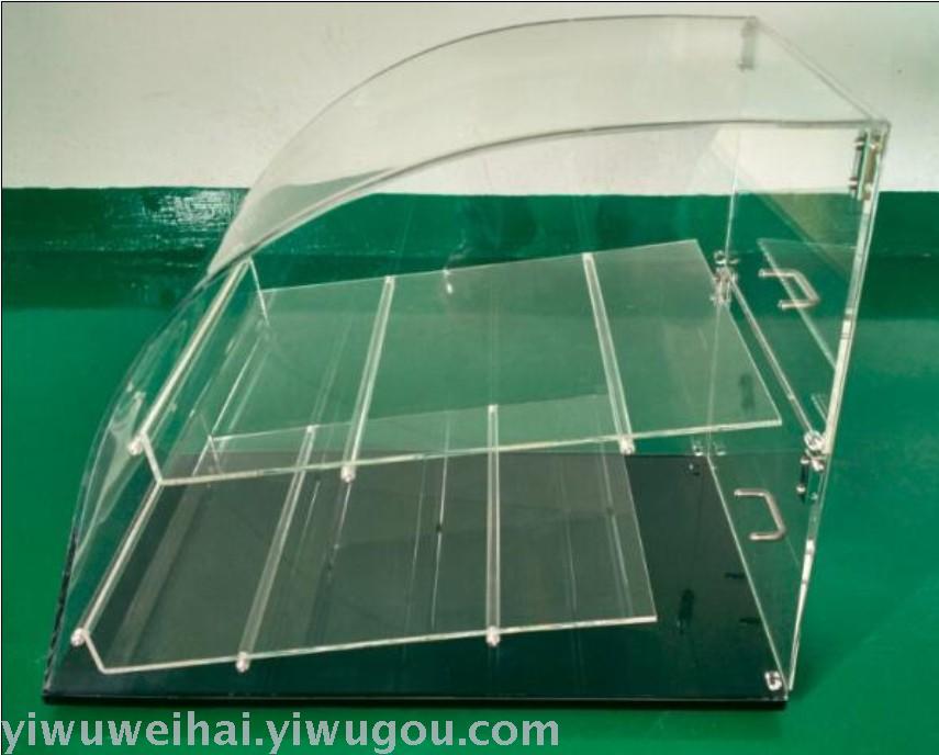 厂家定制透明有机玻璃食品蛋糕盒批发