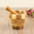 Factory Promotion Household Chisel Garlic Masher Pure Natural Bamboo Garlic Mortar Promotion Chisel Medicine