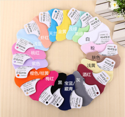 Candy stealth female socks velvet shallow mouth with children magic socks summer silicone rubber socks factory direct