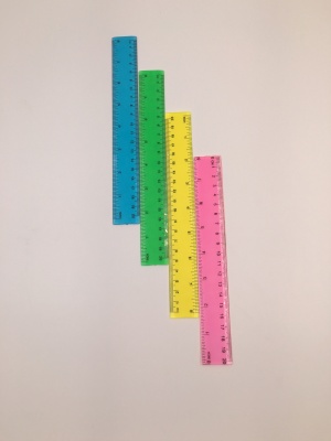 Korean stationery right triangle ruler set students set ruler straight triangle flexible ruler