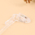 Factory Direct Sales Boutique Transparent Hanger Pants Rack Plastic Coat Hanger Clip Hanger