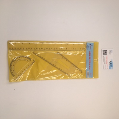Half round PVC with 30 cm set ruler tripod