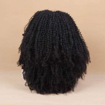 High temperature wire before the lace wig Kinky curl small tricolor wigs selling style