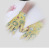 Anti - skid anti - static dust - free PU coated gloves 13 - needle colored nylon gloves.