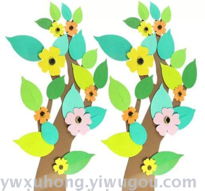 The kindergarten decorative material foam posters decorate the poster of the wall poster children's house wholesale.