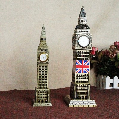 World landmark model British London Big Ben model metal crafts home furnishings