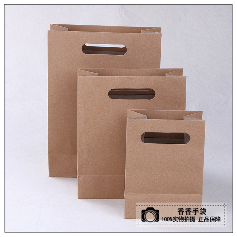 曲奇袋 蛋糕盒牛皮纸手提纸袋点心手提袋糖果袋