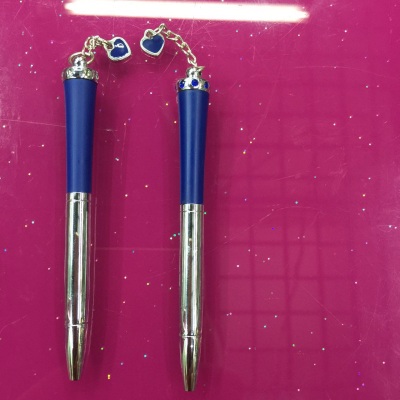 Ornament Pen Custom Pen Metal round Beads Pen Notebook Short Pen