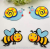 Wholesale and retail kindergartens hand-decorated decorated butterfly snail ladybug bee insect series foam flowers.