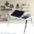 Portable multi-function bed with laptop desk can be folded lazy table with radiator flat stand