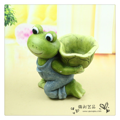 Ceramic handicraft shiwan doll home decoration living room study furnishing frog