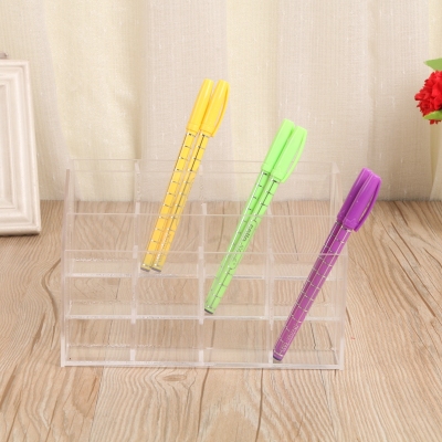 Acrylic transparent stationery store pen holder ballpoint pen multifunctional storage display