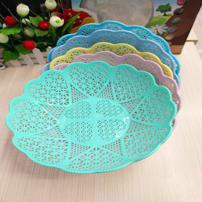 Large quantities of fruit bowl fruit blue drain water tapping blue seeds into fruit and vegetable baskets home supplies 2-3 yuan supermarket sources
