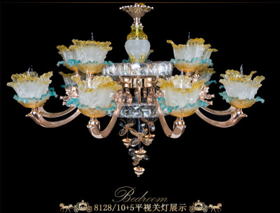 Factory direct sales LED candle chandelier crystal chandeliers exhibition room living room chandelier spot
