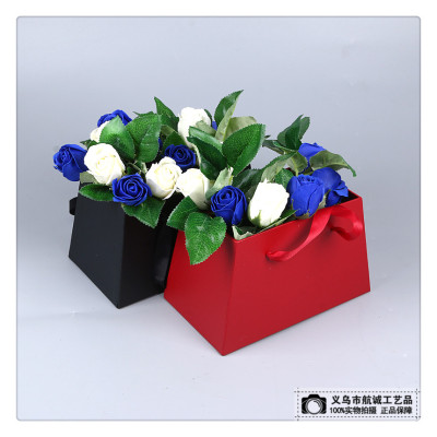 Rectangular flower package gift box, gift box exquisite and simple gift box.