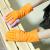 Household Fleece Cleaning Gloves Sun-Proof Oil-Resistant Kitchen Latex Gloves