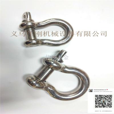 304 stainless steel U type shackle, bow type shackle, specification size can be customized