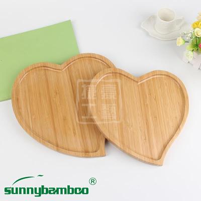 【SUNNY BAMBOO Factory Direct Sales】Bamboo Tray Love Apple Shape