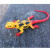 A new model of the simulation of lizards toy audible animal model crocodile scary funny toys with BB whistle wholesale