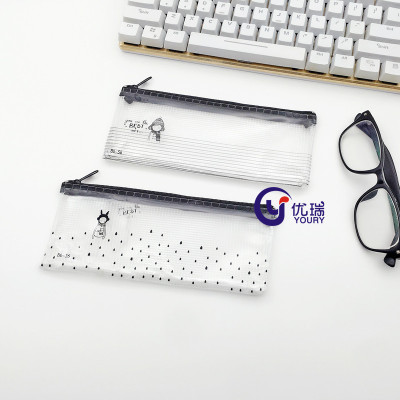 The A4 /a5/b6 transparent zipper bag exam file folder.