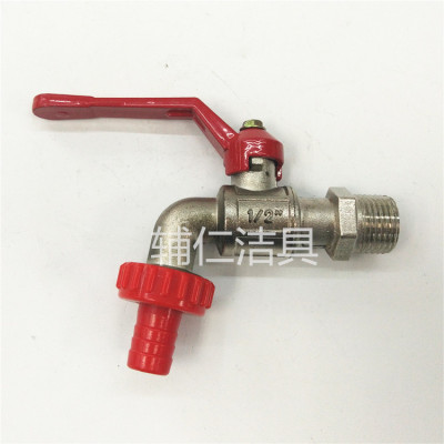 Zinc alloy brass faucets 217g one-second inch plastic water tap in South America-zinc alloy handle