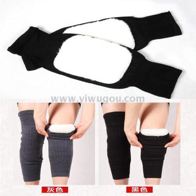 Knee cold warm old cold legs wool thick winter ladies knee cashmere self-heating cold