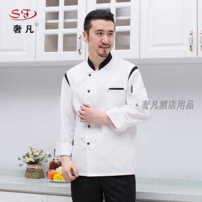 Hotel chef suits uniforms made of Chinese-style chef's suit