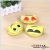 Classic cute yellow smiley face expression coin purses key hand bag.